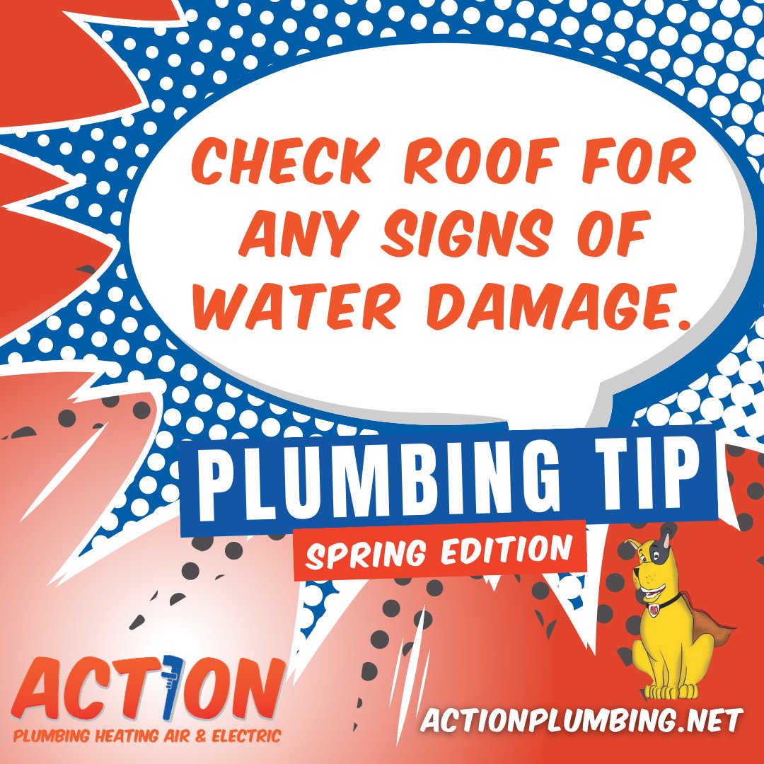 actionplumbing's tweet image. Inspect your roof this spring! Look for water stains, damaged shingles, and other visible signs of damage. Don't wait for further harm, call us at (385) 484 - 8846 to schedule your inspection and prevent costly repairs. 👨‍🔧📲

#RoofInspection #SpringMaintenance #ActionPlumbing