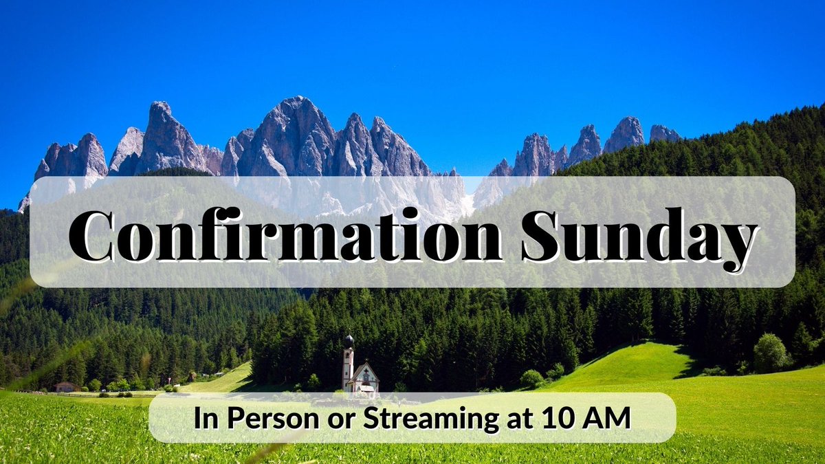 Please join us live or in person this coming Sunday for Confirmation Sunday. No matter who you are or where you are in life's journey all are welcome here either online or in person. #Christian #Friday #littletonma #LittletonCCOL #Confirmation #unitedchurchofchrist