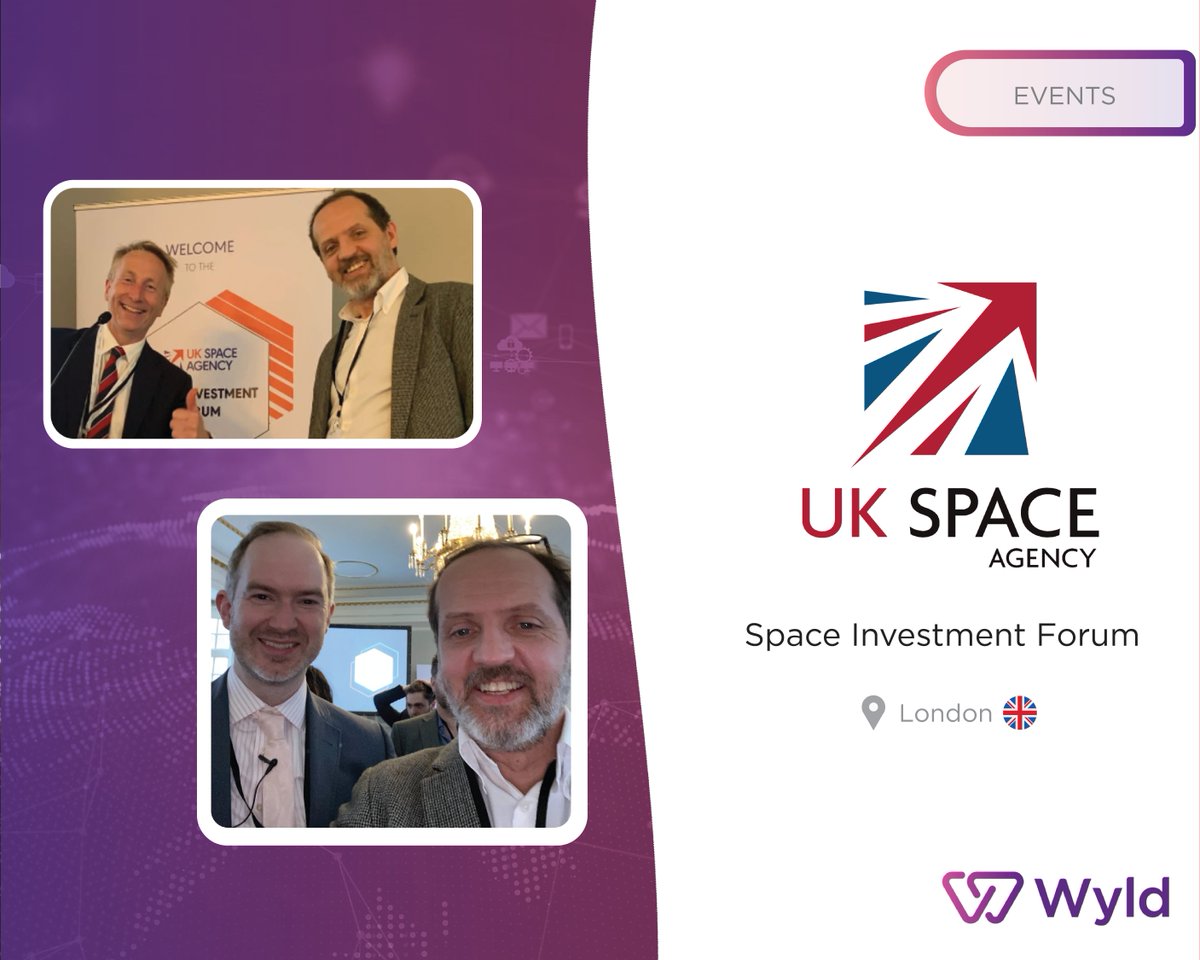 Our Head of Communications, Eric Hewitson, attended the @spacegovuk Space Investment Forum in London earlier this week. An excellent event to exchange insights and develop key business collaborations within the British space sector. @DanJones @jonathonjgt