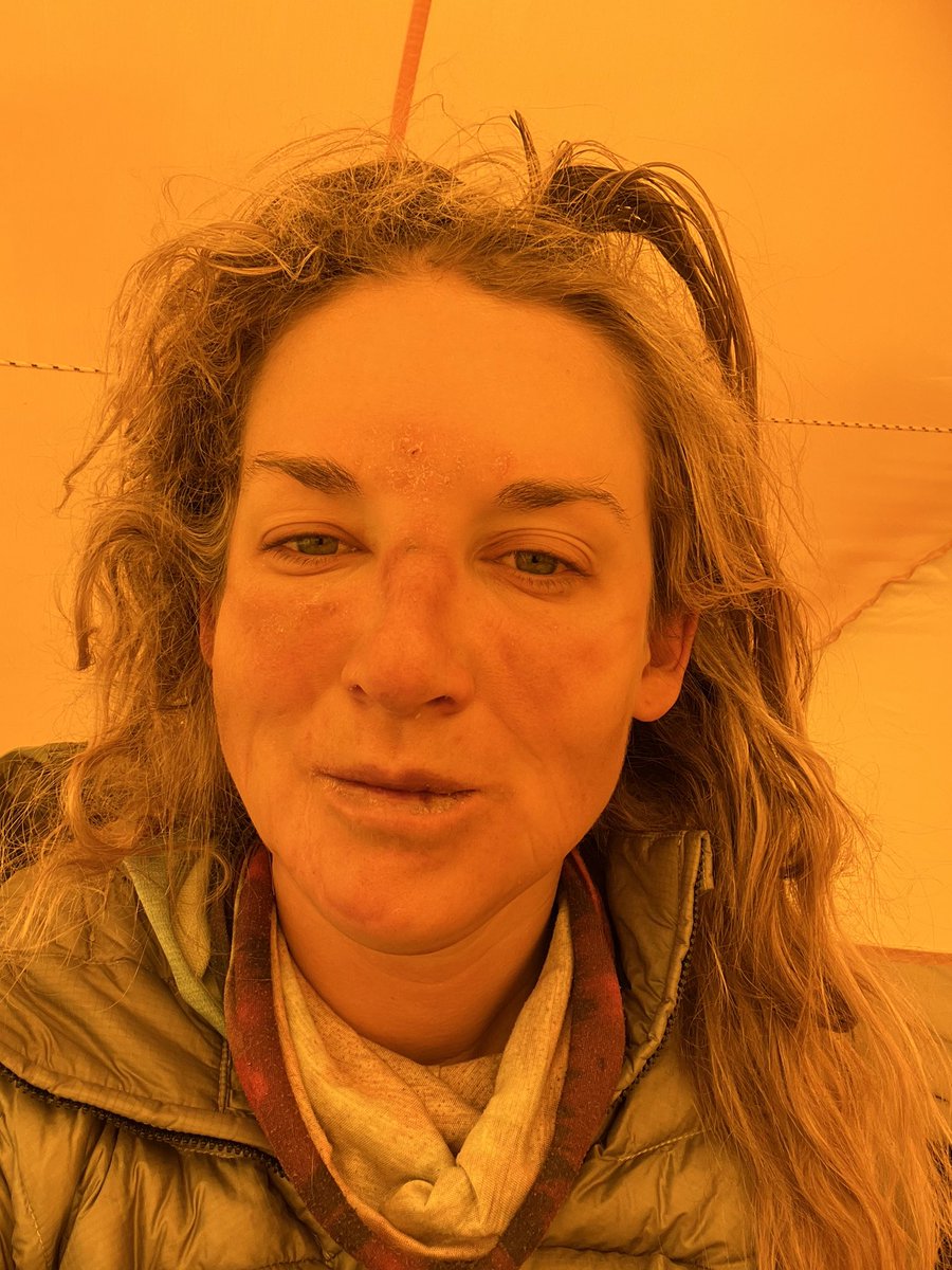 She's beat up, needs recovery, but healthy and safely back in Kathmandu. 
A small update coming soon! Check back here later today! 
 #everest #everestredemption #everest2023 #climbingforacause #sevensummits #kirstieclimbs #leftlegless #usmc #inspirational #ladyvet #wearediehard
