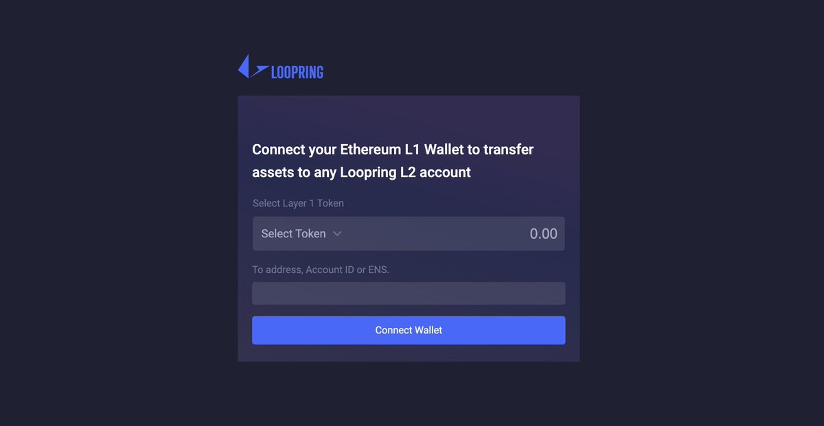 loopringorg's tweet photo. DID YOU KNOW
➡️at⚡️https://t.co/DeYzXrtUnk

You can easily connect any L1 Ethereum wallet + bridge funds over to *any* Loopring L2 address or ENS

Fund a L2 account of your own with a different wallet, or load funds onto a friend's L2 account easily, saving on L1 gas costs💙 https://t.co/HiBWUN5DDX