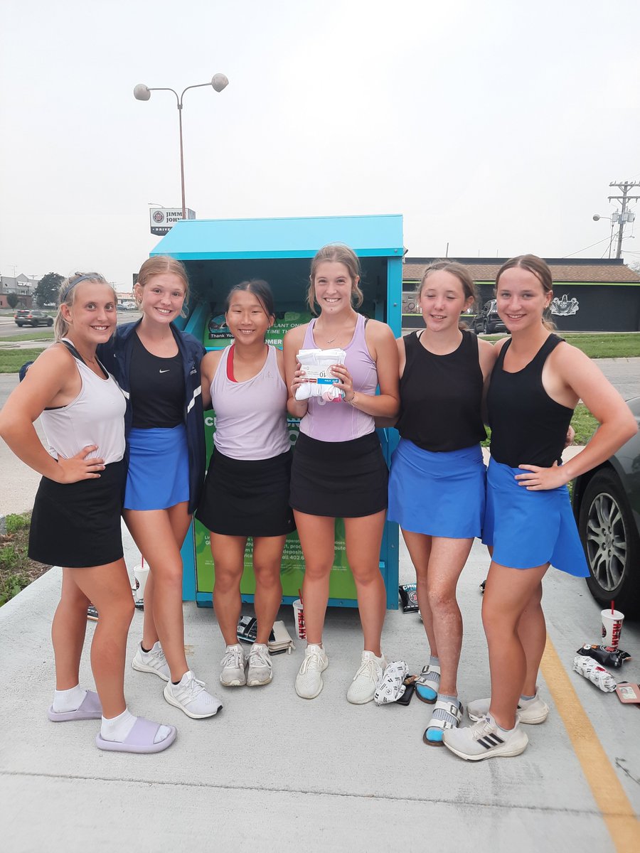 notoriouzmiller's tweet photo. State Tennis sock donation #FreeSmells #Serve4Change https://t.co/uRr9WnHzze