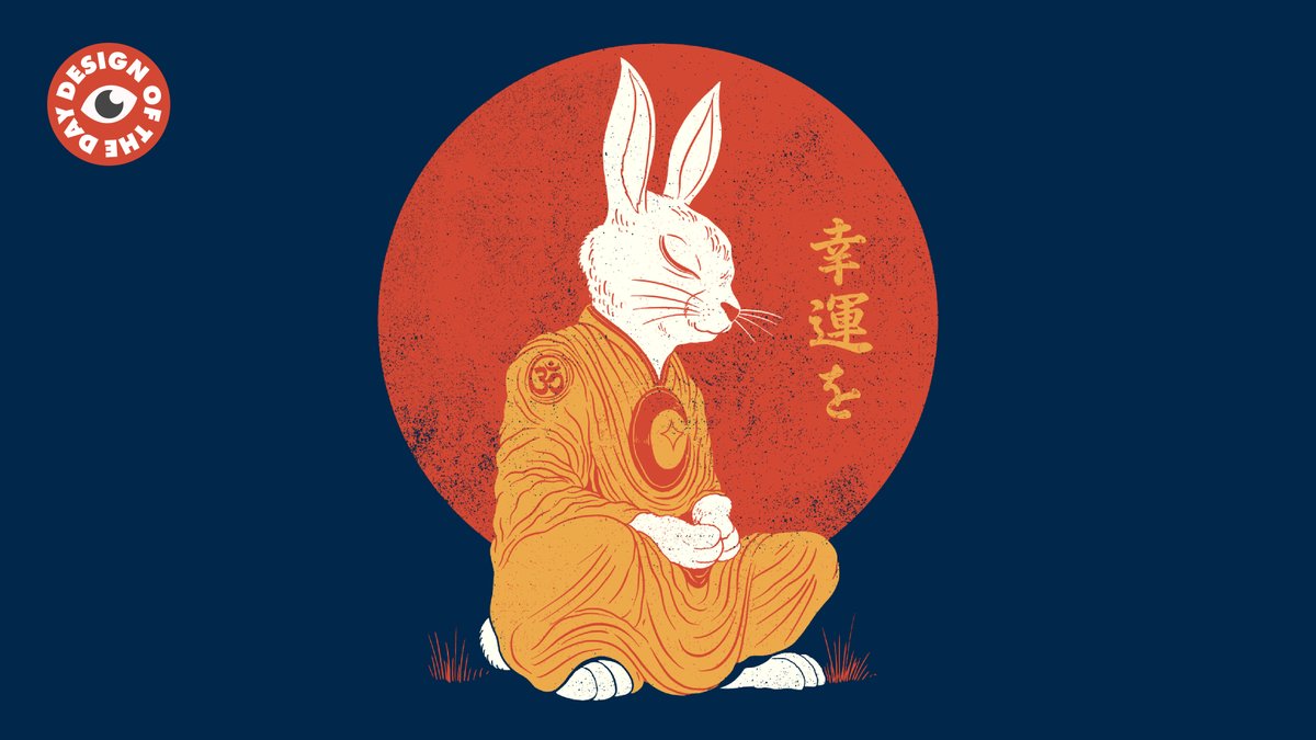 threadless: Design of the Day: Good Luck Rabbit by <a href="/ppmid/">Pepe Rodriguez</a>

🐇 bit.ly/3ofzgkh