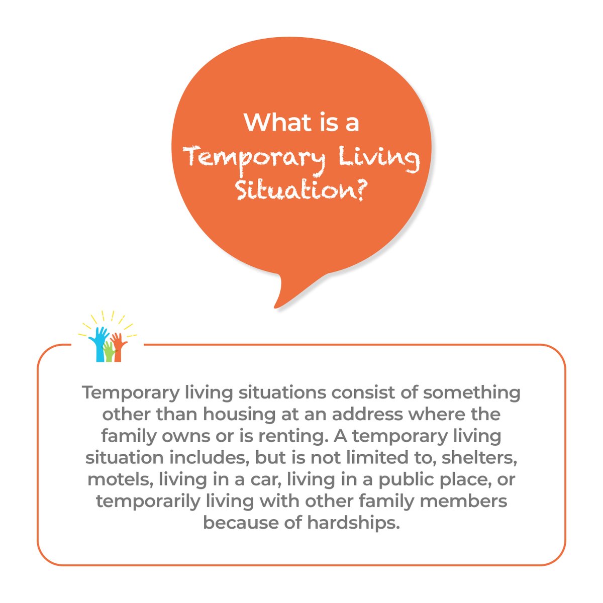 ChicagoLearning's tweet image. If you or someone you know is in a temporary living situation, there’s a place for your child at one of our early learning programs. Explore your options and apply at ChicagoEarlyLearning.org

#earlylearningforall #Chicagoparents #chicagoearlylearning #chicagopreschool