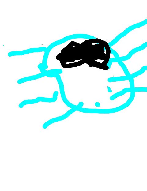 これは息子が描いた、いまキッズの中で流行っているホラーゲームのやつです。 (何回教えてもらってもカタカナは覚えられない)