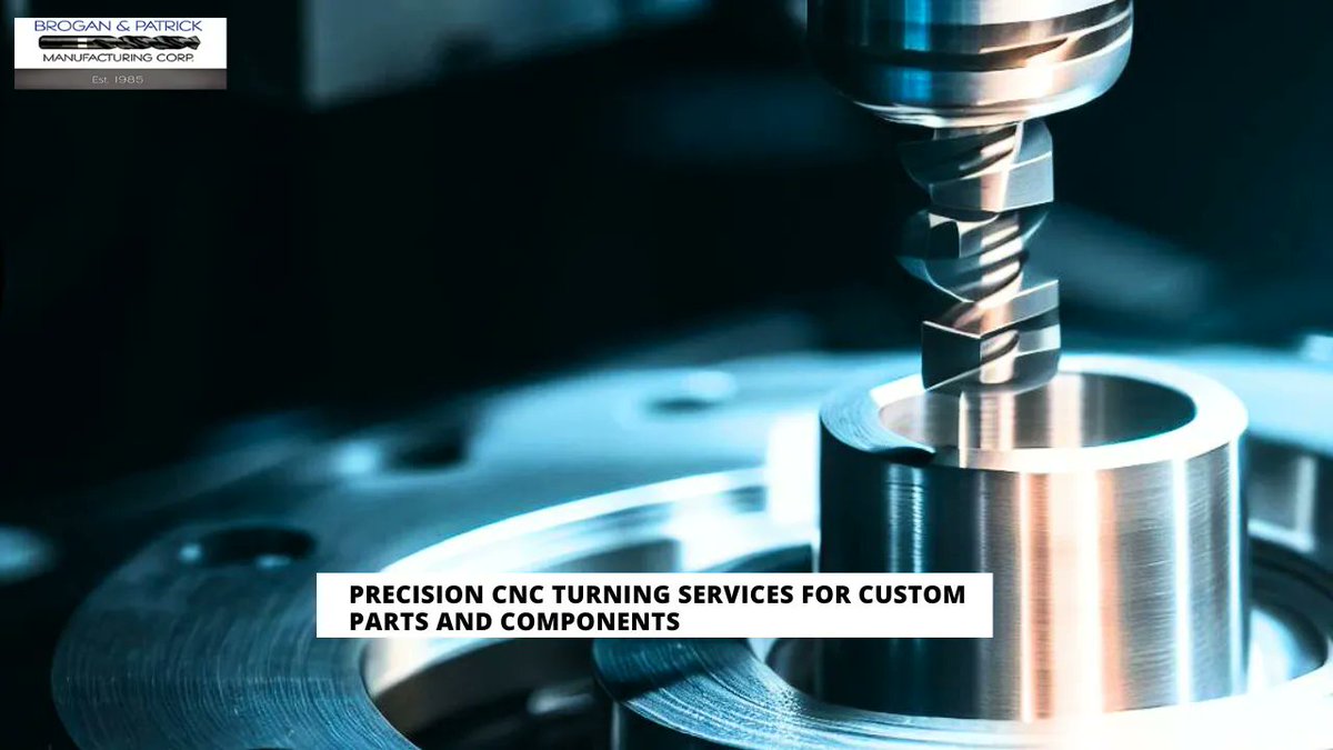 broganpatrick15's tweet photo. When it comes to CNC turning, Brogan &amp; Patrick delivers accurate and efficient results every time. https://t.co/rE0sh5LCl1
#CNCturning #engineering #manufacturing. #precisionparts #customparts https://t.co/Zd573mClPf