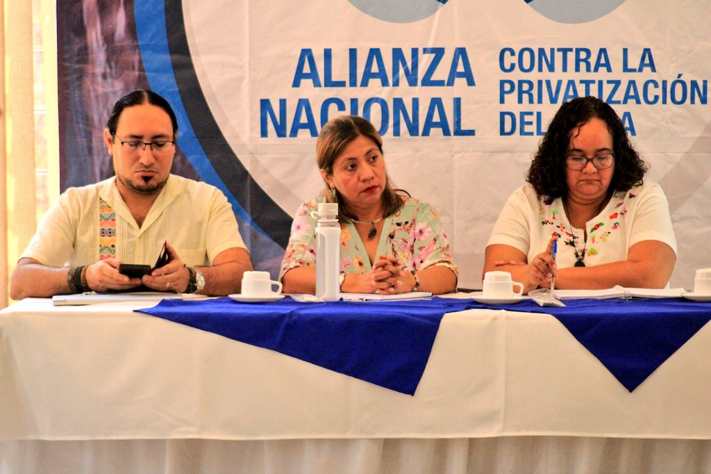 Magdalena Cortez, integrante de la <a href="/SomosAguaES/">Alianza Nacional contra la Privatización del Agua</a>, expone la observación referente al derecho a la salud, contenida en el informe sobre Derechos Económicos, Sociales y Culturales 2020.