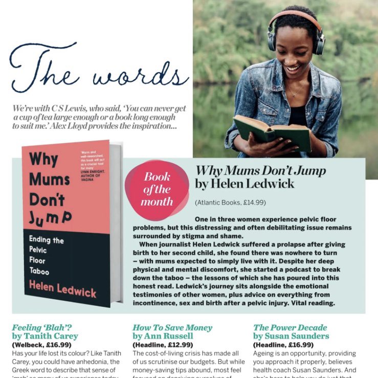 Well this has made my weekend! Thank you @PsychologiesMag & @alexlloydjourno 📕 
#mentalhealth #womenshealth #pelvichealth #prolapse #incontinence #pelvicpain #postpartum #Menopause #pelvicfloor #motherhood