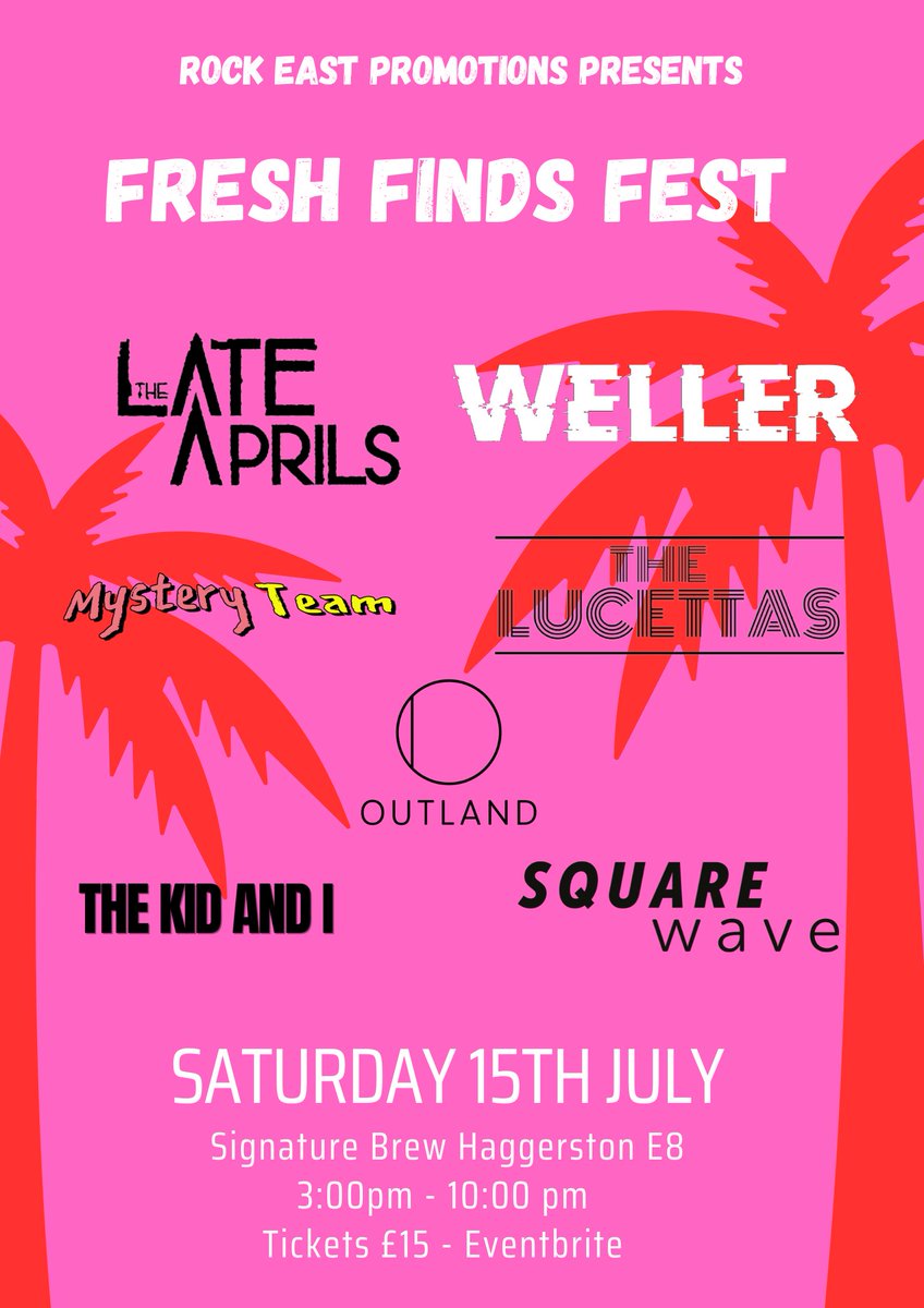 What A Lineup!!! 😲

Get your tickets now - eventbrite.co.uk/e/fresh-finds-…
