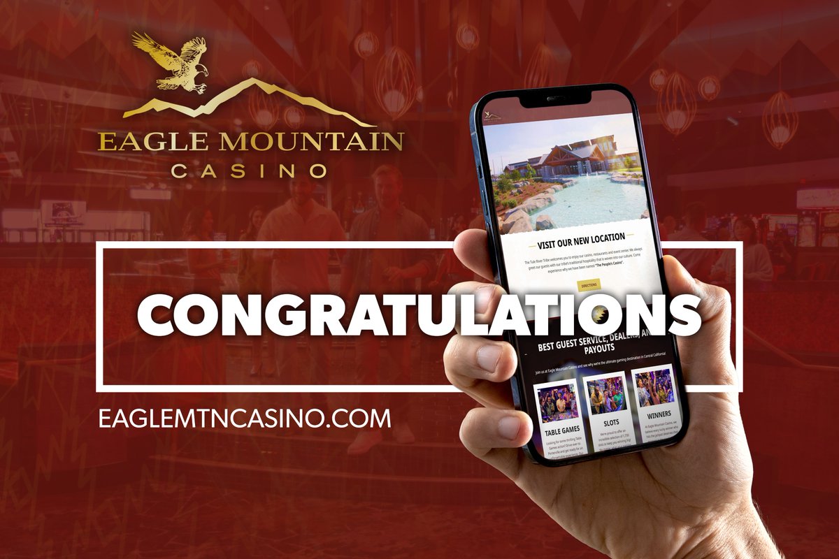 We are proud to see the new Eagle Mountain Casino website go live! A truly wonderful project to have worked on and we hope you enjoy the site as much as we did building it! Go check it out! <a href="/EagleMtnCasino/">EagleMountainCasino</a>
