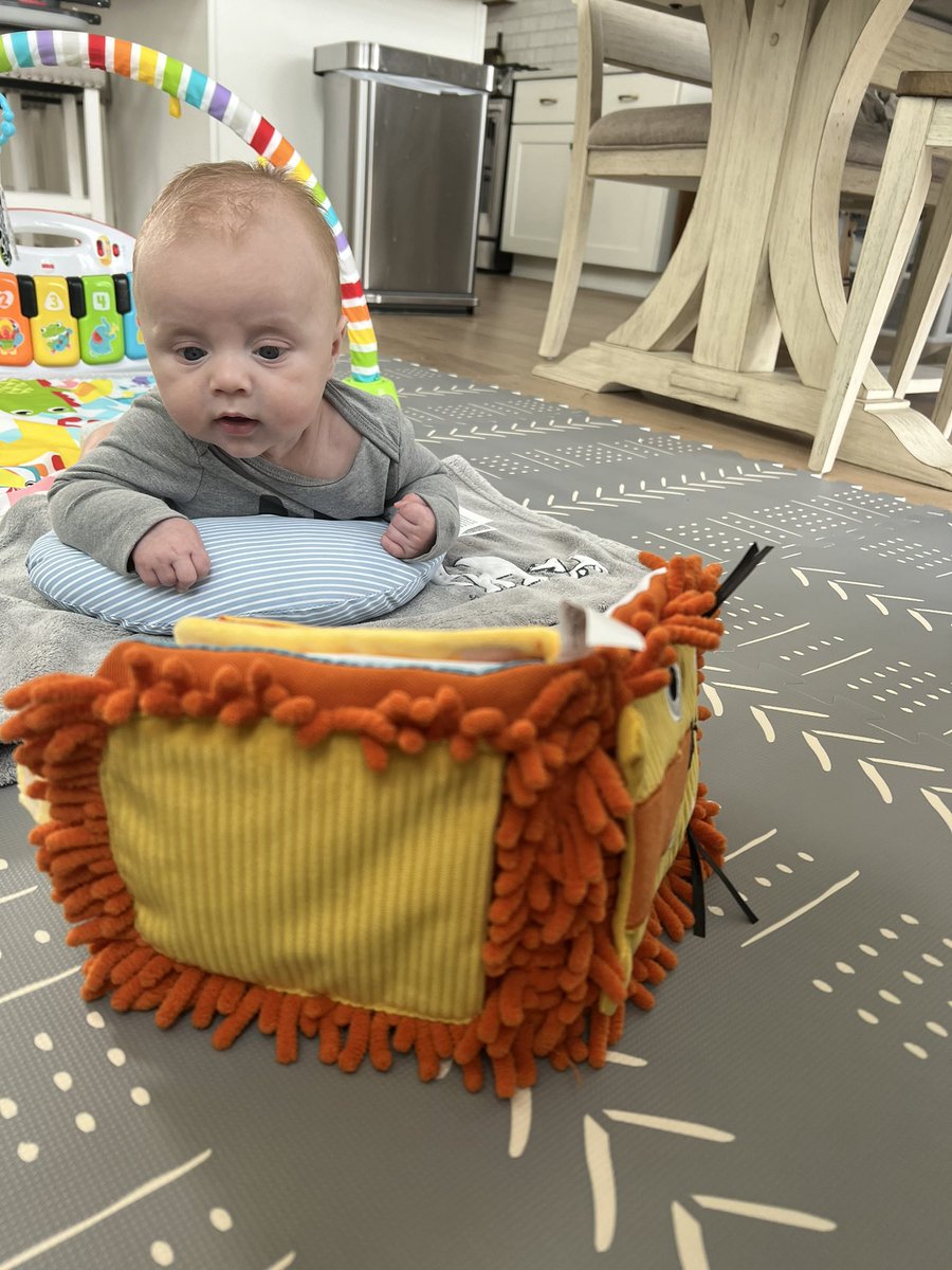 NDailey1's tweet photo. How is my son 3 months old gonna pick reading as a hobby.? Oh yeah because I married his dad. @ZimmRx27 https://t.co/qNTOVOwfny