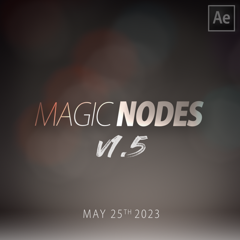 Hollyllusion's tweet photo. Magic Nodes v1.5 for After Effects will be released next Thursday! Lots of improvements 😍! https://t.co/PoUF0p2H9s