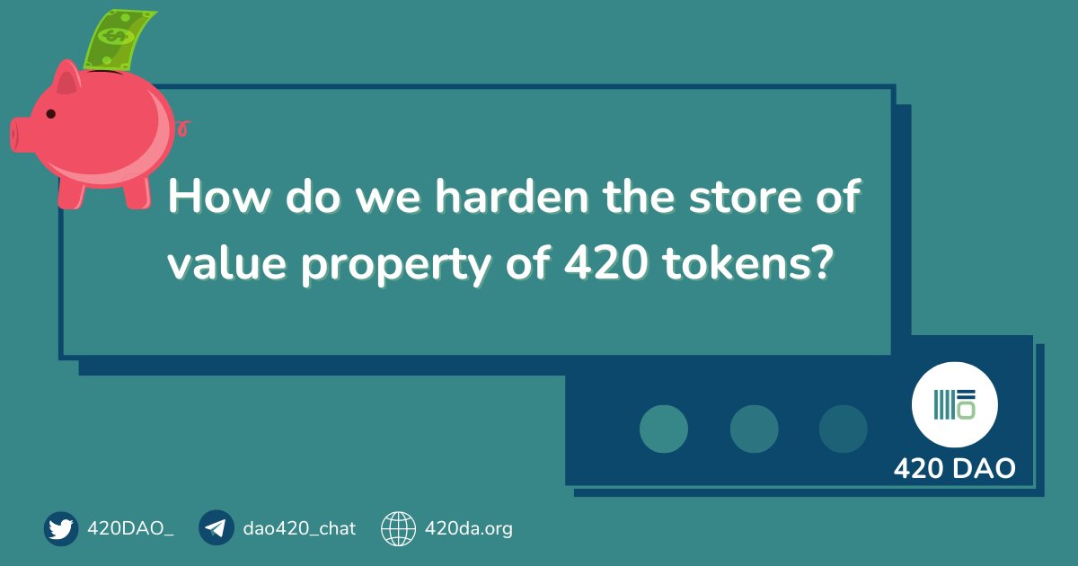 The double-halving or tapering is a mechanism that halves the number of issued tokens and the duration of each phase. This introduces more stability and hardens the Store of Value property of the tokens. Cool, isn't it? #Crypto #AVAX #DAO #Tokenomics