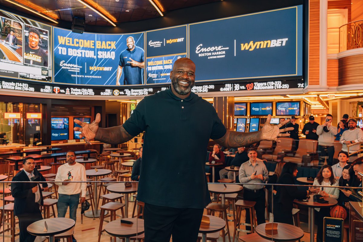 SHAQ on Twitter "When I’m in Boston and the big game is on, you know I