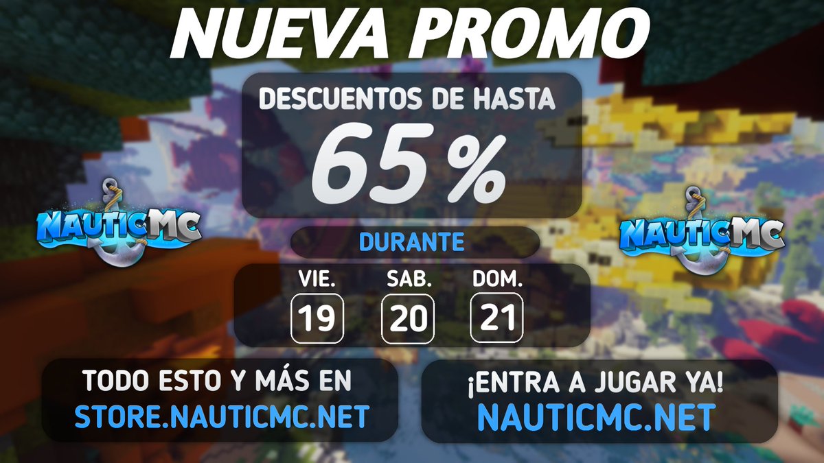 NauticMC on Twitter "NUEVA APERTURA Comienza una aventura nueva con