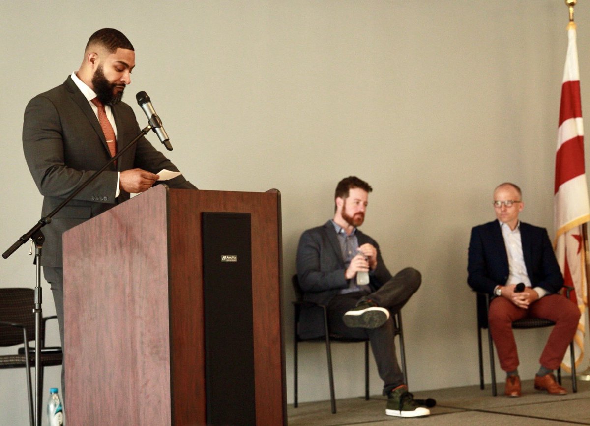 DOES_DC's tweet photo. DCIA is closing out #DCInfrastructureWeek with the Amazon Panel Discussion!
 
This panel is discussing current and future projects that align with Amazon's commitment to sustainability and the role that we can all play in creating a cleaner and greener environment. https://t.co/KwsxHpPxvP
