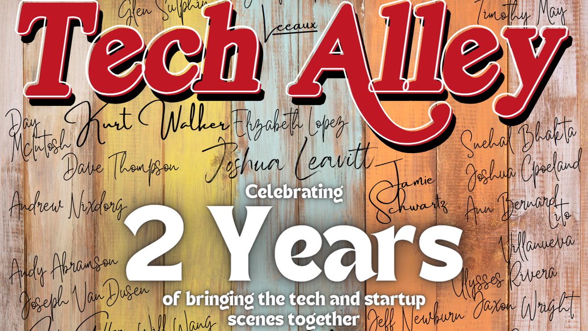 City of Las Vegas (@cityoflasvegas) on Twitter photo Happy 2nd anniversary to <a href="/TechAlleyEvents/">Tech Alley</a> 🥳
Tech Alley brings the tech and startup communities together to share knowledge, network, and engage the Vegas entrepreneur ecosystem.
Held in the heart of the Arts District, the event will host fifteen meetups covering AI, Personal Happy 2nd anniversary to <a href="/TechAlleyEvents/">Tech Alley</a> 🥳
Tech Alley brings the tech and startup communities together to share knowledge, network, and engage the Vegas entrepreneur ecosystem.
Held in the heart of the Arts District, the event will host fifteen meetups covering AI, Personal
