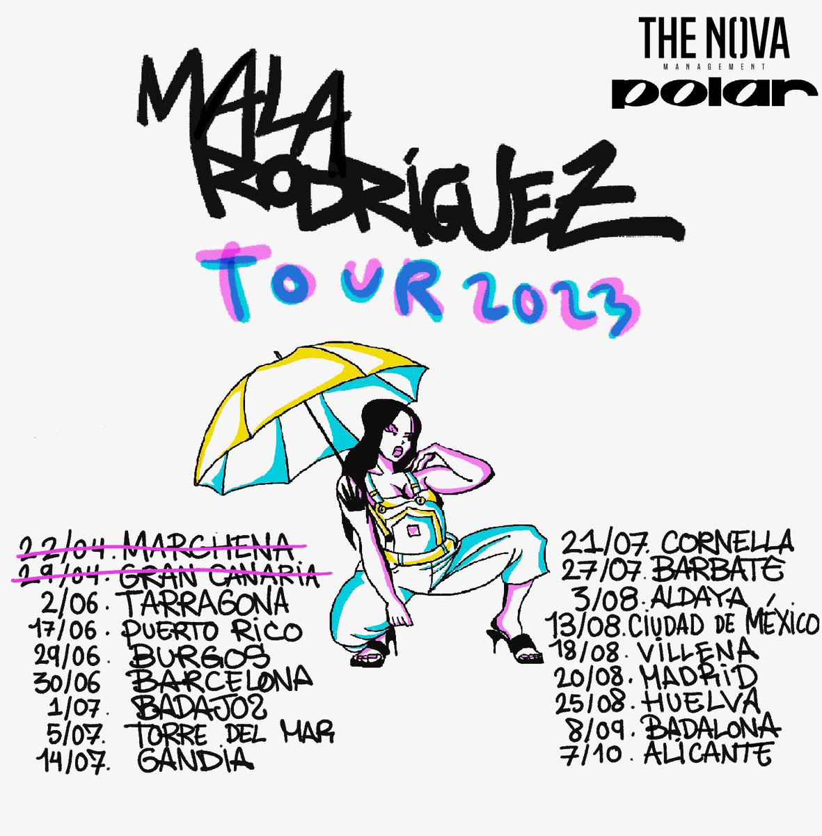 ailoviutl's tweet photo. 🚨 ANUNCIO OFICIAL 🚨

Mala Rodríguez 🎤 Tour 2023 🇲🇽 México
13 de Agosto 🗓️
CDMX 📍

🎫 Pronto más información de Venue, fechas de preventa y precios de boletos 🎫

#Tour2023 #MalaRodríguez https://t.co/iTdiOD8cfw