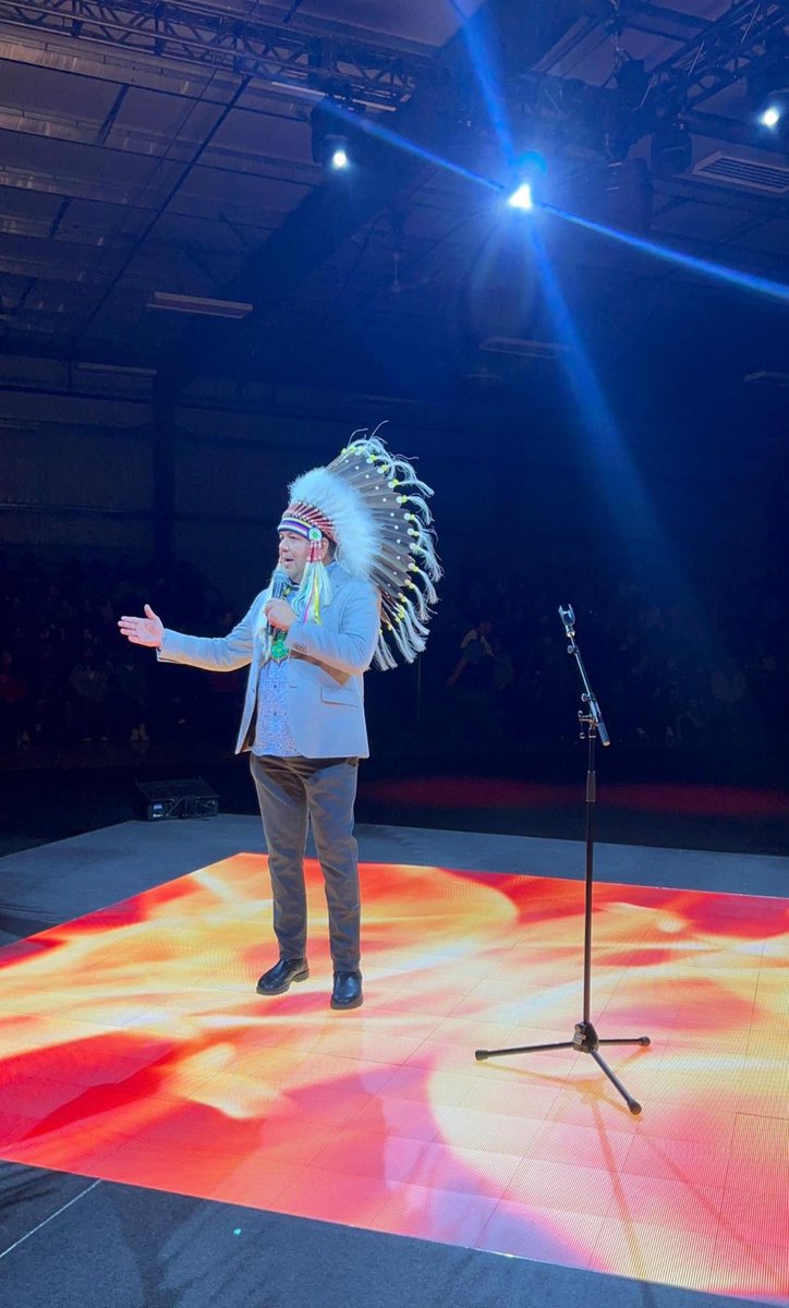 Was an honour to be apart of the Manito Ahbee festival kick off ceremony yesterday at the Red River Exhibition grounds which will be running all weekend with their signature pow wow starting tonight!

Amazing Indigenous talent will be showcased this weekend! #Manitoahbee2023