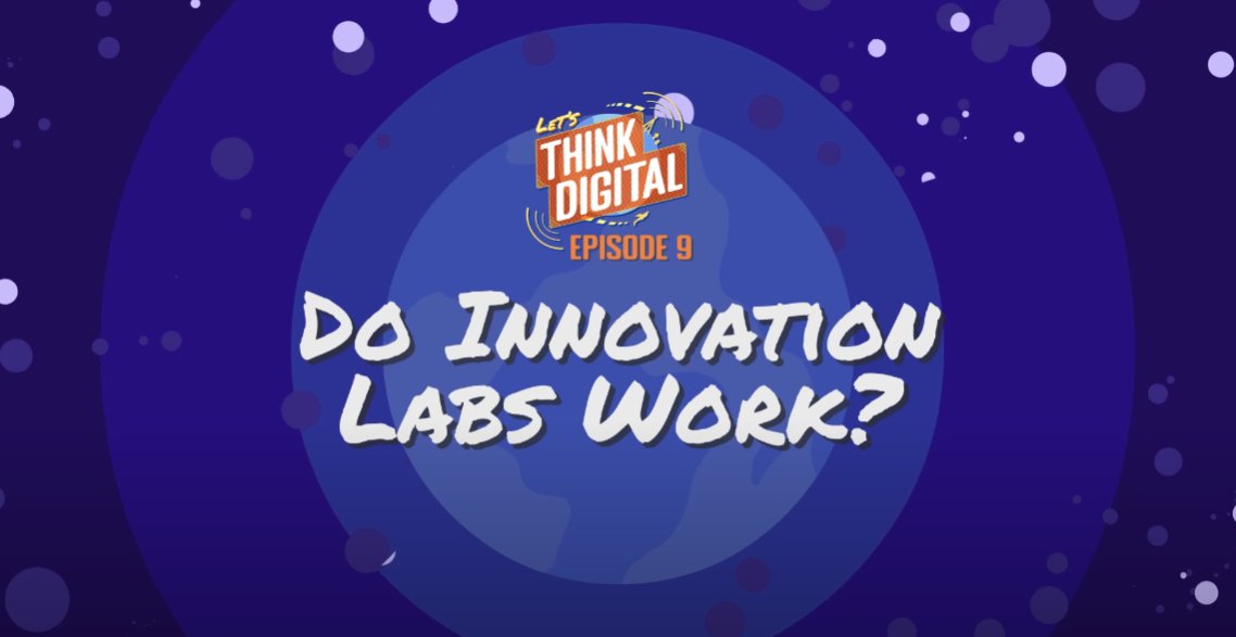 Our latest #LetsThinkDigital podcast episode is out just in time for the long weekend! Episode 9: Do Innovation Labs Work? thinkdigital.ca/podcast/do-inn… This episode features a fascinating discussion with our guest @DrAlexRyan and my special co-host for this episode @NickScott506