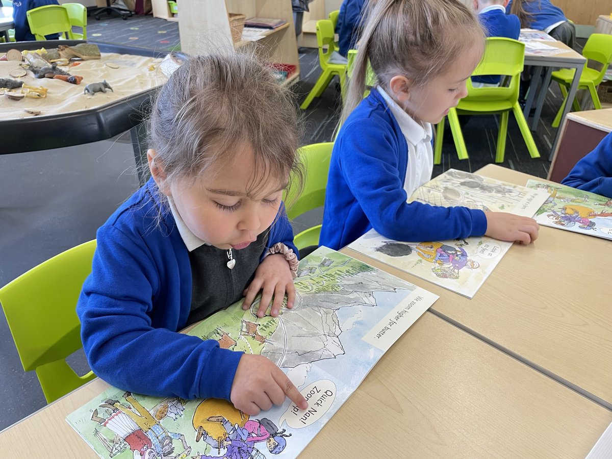 mrsmyers2019's tweet photo. Fantastic to see how much reception @NewSilksAcademy are progressing when reading during our @LettersSounds reading sessions. We are becoming fluent readers and enjoy reading with expression. 🤩 https://t.co/xdCUPo3Did