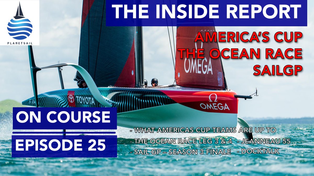 Something for the weekend 
OnCourse Ep 25 
lnkd.in/eqVeFY9a
#americascup,#ac37,#EmiratesTeamNewZealand,#etnz,#ineosbritannia,#lunaraossa,#lunrossapradapirelli,#AC40,#seaventures,#americanmagic,#alinghiredbullracing,#theoceanrace,#IMOCA,#spindrift,#sailsofchange,#jeanneau