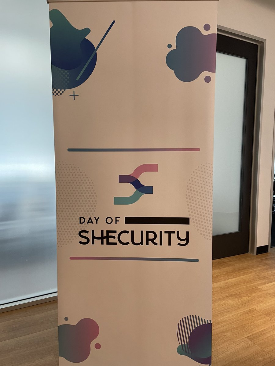 eskpism's tweet photo. So excited to be here live for  #DayofShecurity2023! https://t.co/fUPutPOzif