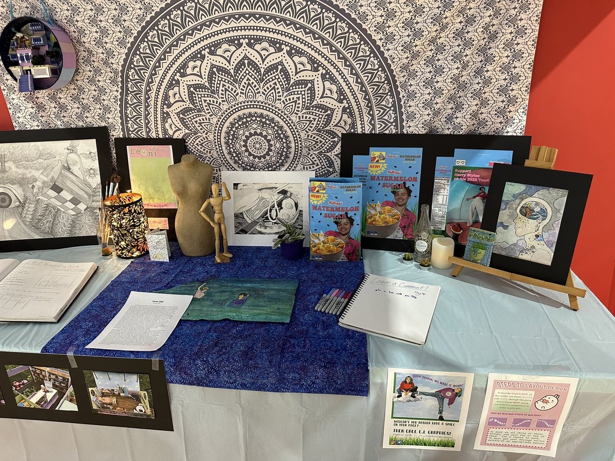 GlensFallsCSD's tweet photo. 🤩 Absolutely gorgeous, inspiring, and moving artwork on display during the 18th annual Art EXPO at GFHS! Congratulations to all student-artists with works on display … from our Senior Artist showcases to our elementary art displays! #GFNationProud https://t.co/2tUYkAxoE0
