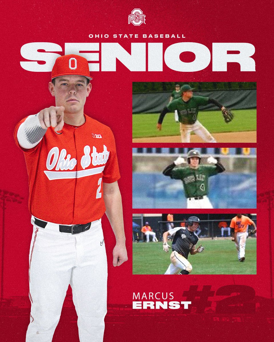 This is our <a href="/marcusernst02/">Marcus Ernst</a> appreciation post:

✅ 161 career games played &amp; 150 career hits
✅ Four-time OSU Scholar Athlete &amp; Three-time Academic All-Big Ten
✅ Will stay at OSU as part of the NextGen program
✅ Selfless teammate

#GoBucks