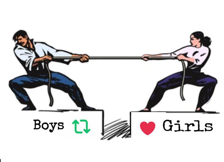 Which gender dominates Twitter

#challenge #Girlsvsboys #FastX #SeniorHigh #boys #Girls