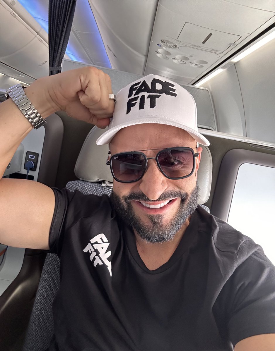 krisfade's tweet photo. Weโve landed in #jeddah Anyone around the RedSeaMall 10pm tonight, come by @DanubeCo itโs our #FadeFit launch! https://t.co/JgD5HRguyh