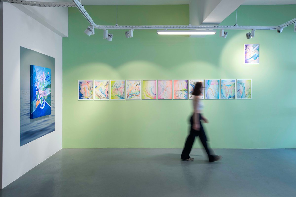 "I believe in Spring" my first solo show 
on view until 27th May #buyukdere35 #istanbul #art #kunst #soloshow