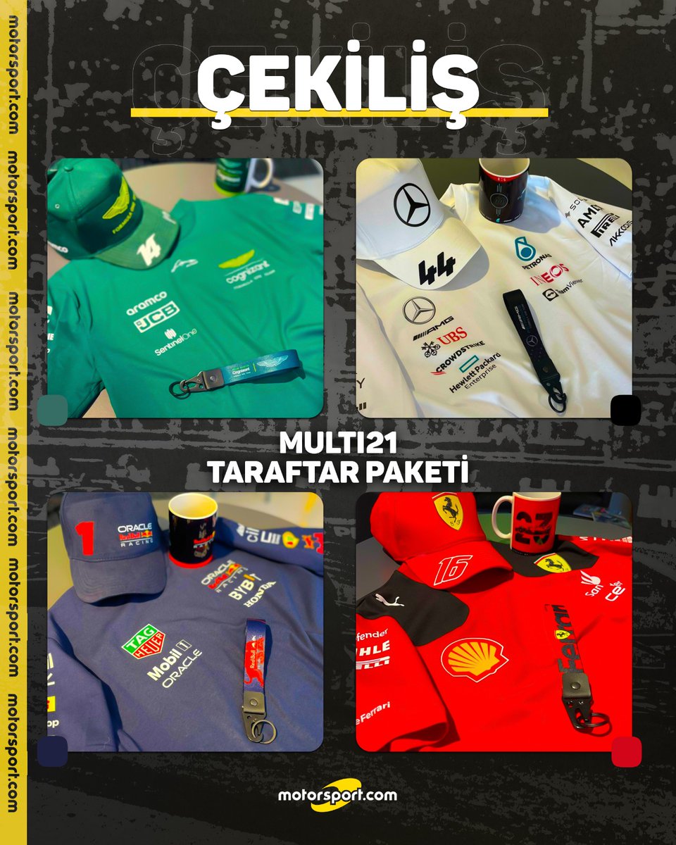 🎁 ÇEKİLİŞ ZAMANI! 🎁

Motorsport.com Türkiye ve <a href="/fanboxtr/">fanboxtr</a> olarak 3 takipçimize seçtiği bir F1 taraftar paketini hediye ediyoruz!

Katılmak için yapmanız gerekenler:
⚫ Bizi ve <a href="/fanboxtr/">fanboxtr</a>'yi takip etmek
⚫ Bu tweeti retweetlemek

🗓️ Son katılım 23 Mayıs 20:00, bol şans!