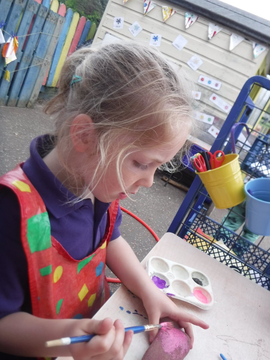 DunbarNursery's tweet photo. We are busy transforming an area of our garden into something prehistoric.........
Watch this space for more clues! #shareourlearning #HAPPYOUTDOORS #childrenleadinglearning #rockpainting #whatcomesnext? https://t.co/DCE0j0q4vP