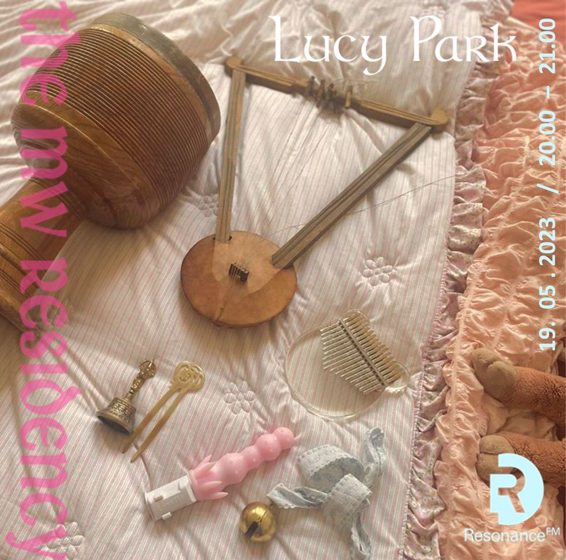 💘 this month we welcome bedroom composer <a href="/lucpyark/">lucy</a> with ‘Your Mouth is a Kitten’ 💘 
weaving together sound samples of her life - from readings to bells, a leaky roof to a vibrator on a harp - this is a guided erotic meditation 🌷 8-9pm on <a href="/ResonanceFM/">Resonance FM</a> player.resonancefm.com