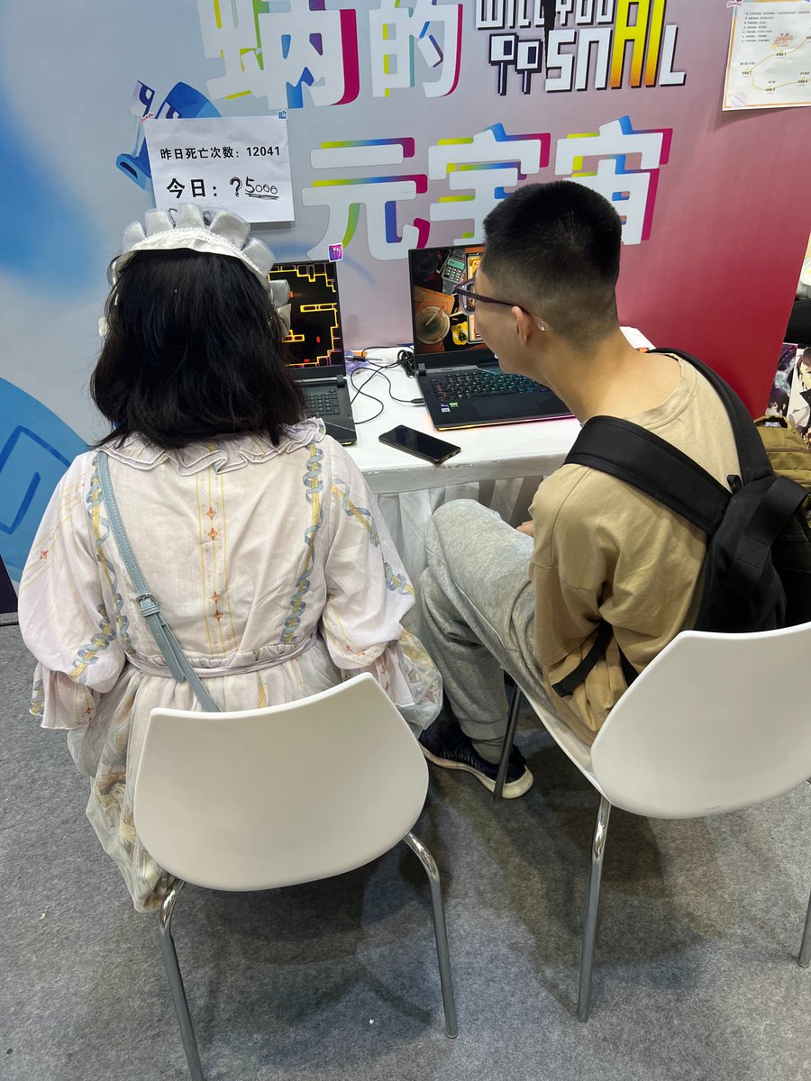FondGames's tweet photo. China Game Festival is a complete success! Thank you lovely gamers! 
We will try our best to bring you more excellent games!♥️ #indiegame #indiedev #Steam #games https://t.co/Iu2c0aWgPx