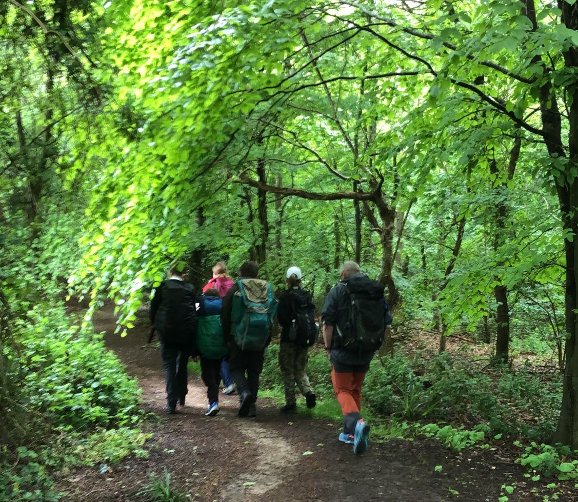 The Year 10 D of E students ready to go off into the verdant wilds of South Oxfordshire after a hard day of prep.