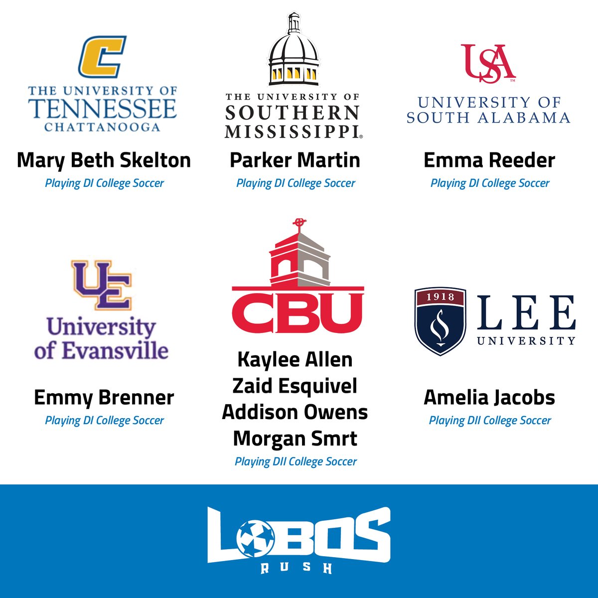 Lobos Rush (@lobosrushsoccer) on Twitter photo This fall, 30 Lobos Rush players will start their college soccer career!
Tryouts for players born between 2011-2005 start May 30. ๐๐ ๐๐ผ๐๐ฟ ๐ฝ๐น๐ฎ๐๐ฒ๐ฟ ๐ฟ๐ฒ๐ด๐ถ๐๐๐ฒ๐ฟ๐ฒ๐ฑ ๐ณ๐ผ๐ฟ ๐๐ฟ๐๐ผ๐๐๐?
๐soccer.lobosrush.com/2023tryouts
#soccertryouts #soccerislife This fall, 30 Lobos Rush players will start their college soccer career!
Tryouts for players born between 2011-2005 start May 30. ๐๐ ๐๐ผ๐๐ฟ ๐ฝ๐น๐ฎ๐๐ฒ๐ฟ ๐ฟ๐ฒ๐ด๐ถ๐๐๐ฒ๐ฟ๐ฒ๐ฑ ๐ณ๐ผ๐ฟ ๐๐ฟ๐๐ผ๐๐๐?
๐soccer.lobosrush.com/2023tryouts
#soccertryouts #soccerislife