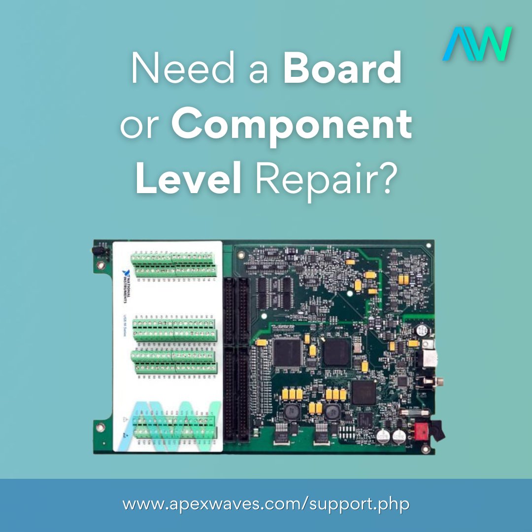 Apex Waves makes it easy to submit an RMA request. Simply visit us at apexwaves.com/support.php! 

#repairs #services #testequipment #nationalinstruments #components #engineering #technology #apexwaves