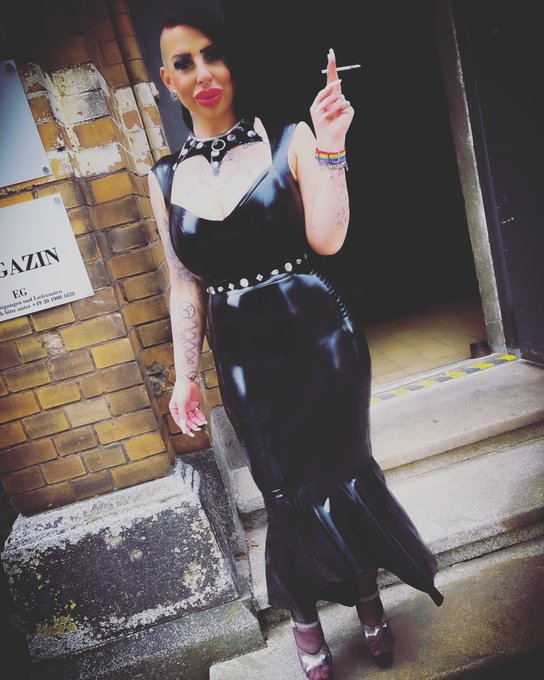 GFB 2023 with @VISITX_net  It's so amazing! I love my dress from https://t.co/daExdT9uz1 😍 #berlin #germanfetishball<a class="tags" target="_blank" title="On Twitter" href="/?out=eyJ0eXAiOiJKV1QiLCJhbGciOiJIUzUxMiJ9.eyJpYXQiOjE3MjA5NTI1ODksImlzcyI6InR3cG9ybnN0YXJzLmNvbSIsIm5iZiI6MTcyMDk1MjU4OSwiZXhwIjoxNzUyNDg4NTg5LCJyZWRpcmVjdF91cmwiOiJodHRwczovL3R3aXR0ZXIuY29tL1ZJU0lUWF9uZXQifQ.bhiw5sVn4Qi7GCB_UyS1xq8GNB96BIMvkHEwV65TRqSM5_HpkyLA7EfCy1MYB_6afFA-TnGIPG3xNcsl54xNsw">@VISITX_net</a><a href="/tag/black"class="tags"><span>#black</span></a><a href="/tag/smoking"class="tags"><span>#smoking</span></a><a href="/tag/dowhatyoulove"class="tags"><span>#dowhatyoulove</span></a><a href="/tag/latex"class="tags"><span>#latex</span></a><a href="/tag/berlin"class="tags"><span>#berlin</span></a>