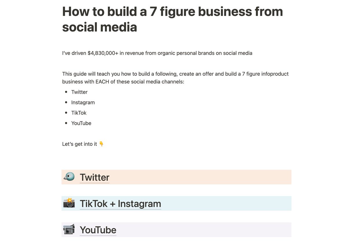 I have driven $4,830,000+ in revenue from Social Media ORGANICALLY

I wrote a guide on how you can build a personal brand and do the same on Twitter, TikTok, Instagram and YouTube

Like, RT + Comment 'brand' and I'll DM it to you for FREE

(must be following me or I can't DM you)