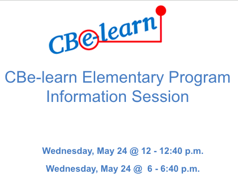 cbelearn's tweet image. Join us for an information session for CBe-learn Elementary! Our next sessions are Wednesday, May 24 at noon and 6pm. #yycbe #cbelearn #onlinelearning #wearecbe
Click this link to register: forms.office.com/pages/response…