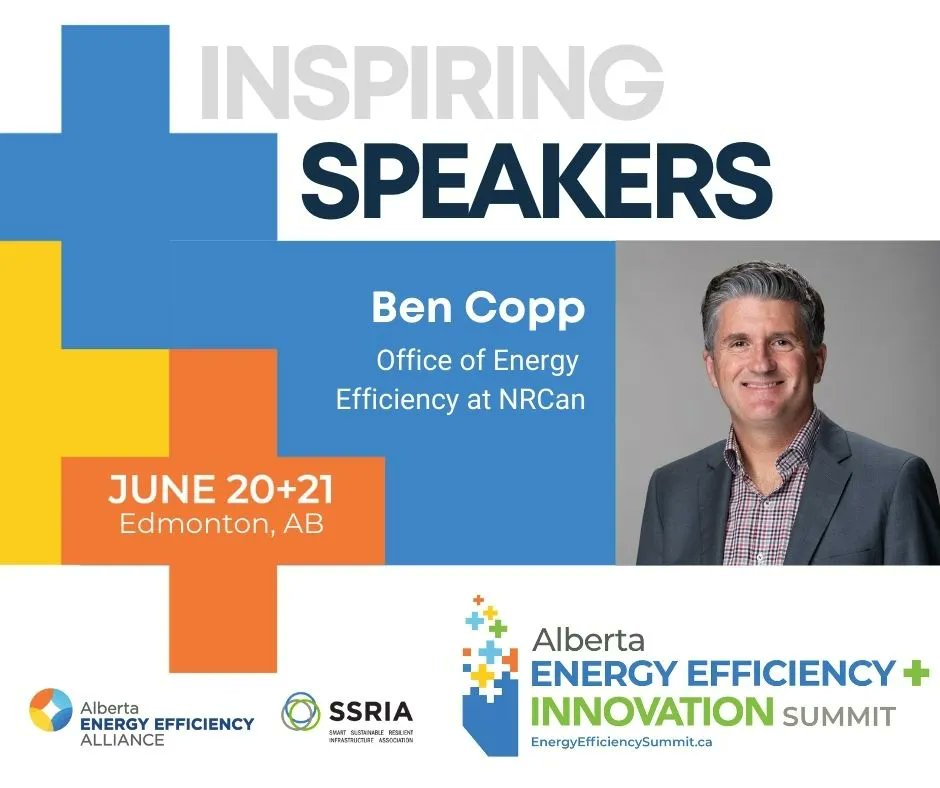 We're excited that Ben Copp from the Office of Energy Efficiency (OEE) at <a href="/NRCan/">Natural Resources</a>, will join us at our AEE+I Summit. Ben will discuss NRCan's initiatives to accelerate energy efficiency across Canada and how Alberta fits in. 

Check out the full program:
buff.ly/2RqnqmI