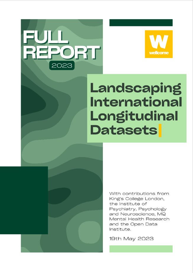 We submitted our report on landscaping longitudinal datasets worldwide to @wellcometrust! Thank you to wonderful partners @MQmentalhealth @ODIHQ @DatamindUK and @GMentalHealth, and a fabulous team @briddycent @danielhkyu @MalaikaLO @_trielena @Alice_Stephens. Watch this space...