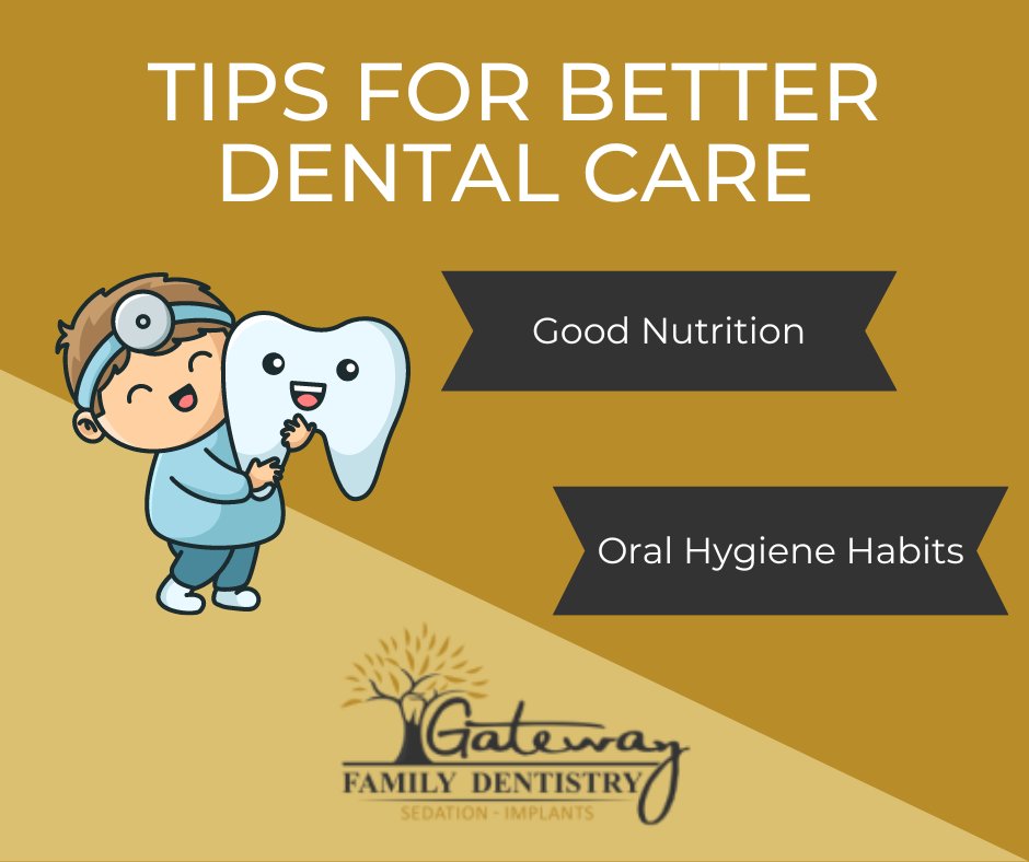 GFamDentistry's tweet photo. Good nutrition and oral hygiene habits are essential for maintaining healthy teeth and gums in children. A balanced diet that includes a variety of fruits, vegetables, lean proteins, and whole grains can help promote good oral health.

Read more: https://t.co/pclTf94bPm https://t.co/iV7M79Eeaq
