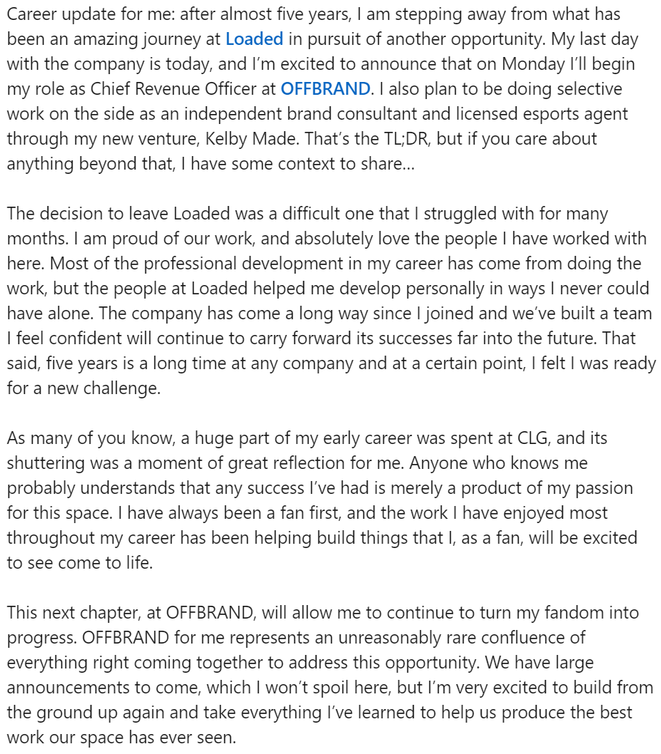 Kelby B. May tweet media