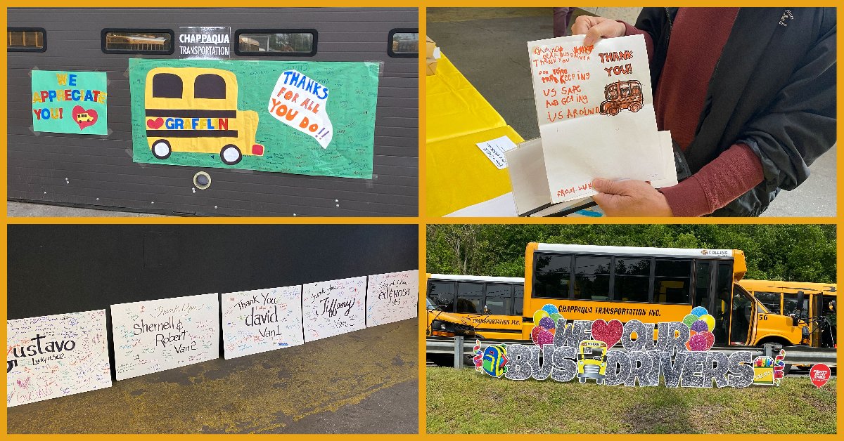 Chappaqua Central School District (@chappaqua_csd) on Twitter photo Thank you <a href="/ChappaquaPTA/">ChappaquaPTA</a> for organizing this year's bus driver appreciation breakfast and student tributes. #WeAreChappaqua Thank you <a href="/ChappaquaPTA/">ChappaquaPTA</a> for organizing this year's bus driver appreciation breakfast and student tributes. #WeAreChappaqua