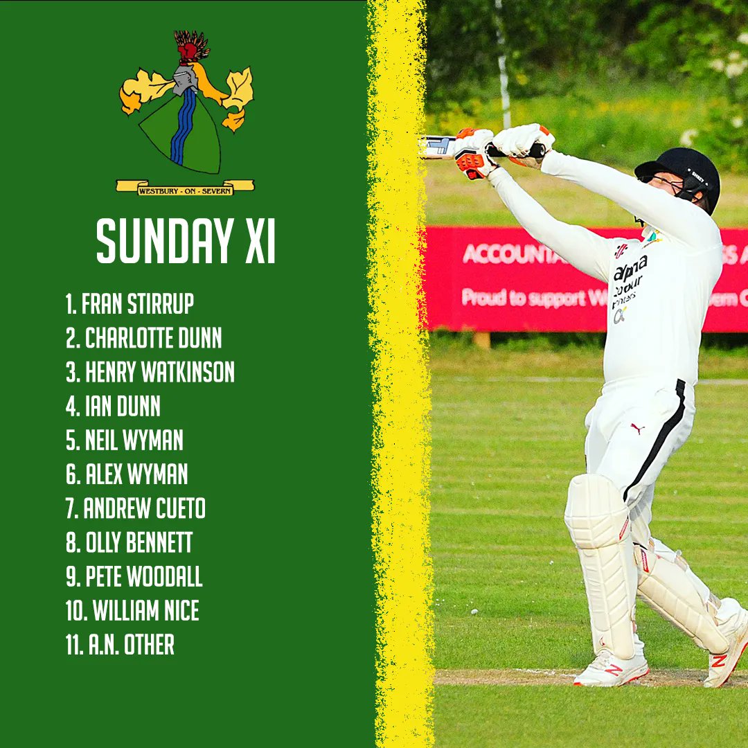 Your teams for this weekend