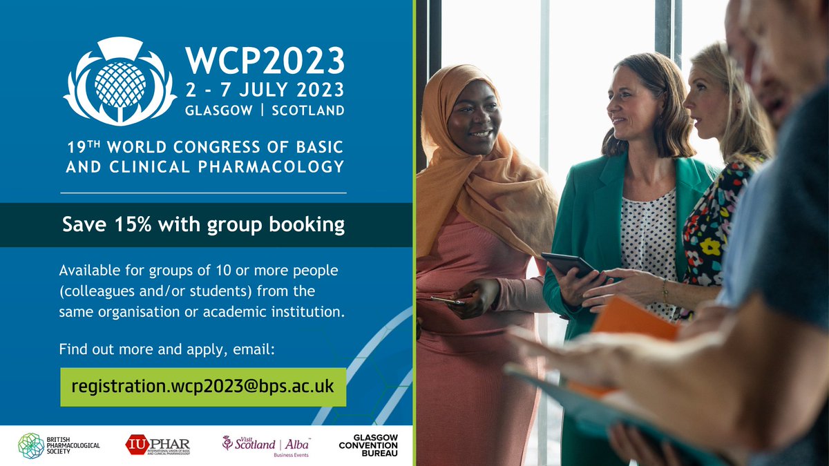 WCP2023 (@wcp2023) on Twitter photo 📣📣📣 Save 15% with #WCP2023's new group booking offer!
Available for groups of 10 or more people (staff and/or students) from the same company or academic institution.
Visit wcp2023.org/register/ for more info, or contact us at registration.wcp2023@bps.ac.uk
#GroupDiscount 📣📣📣 Save 15% with #WCP2023's new group booking offer!
Available for groups of 10 or more people (staff and/or students) from the same company or academic institution.
Visit wcp2023.org/register/ for more info, or contact us at registration.wcp2023@bps.ac.uk
#GroupDiscount