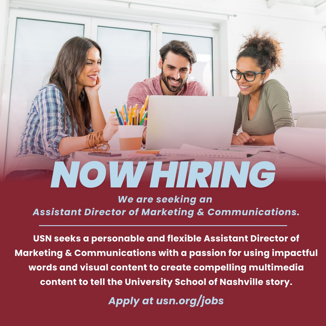 Are you a strategic thinker 🧠 &amp; impactful storyteller 📖 with knowledge of integrated marketing &amp; communications principles? 

Consider applying at usn.org/jobs.